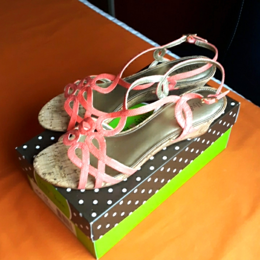 Kelly & Katie Wedge Sandals...New with box. Never worn 2 1/4 in..wedge!